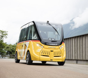 Öffentliche Tests der autonomen Postauto Shuttles laufen 