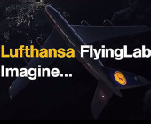 Lufthansa Flying Lab mit Flugzeug