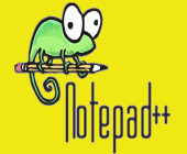 Notepad++ Logo in gelb