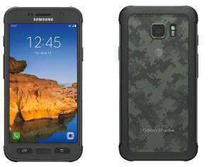 Das Galaxy-S7-Active in Tarnfarbe