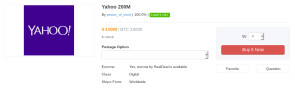 Yahoo-Datensatz im Dark Web