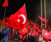 Politischen Unruhen in der Türkei