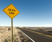 Straßenschild Dead End