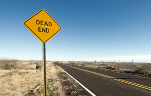 Straßenschild Dead End 