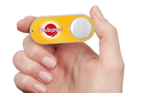 Dash-Button von Pedigree in einer Hand 