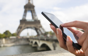 Mit dem Smartphone in Paris  