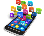 Smartphone mit Apps