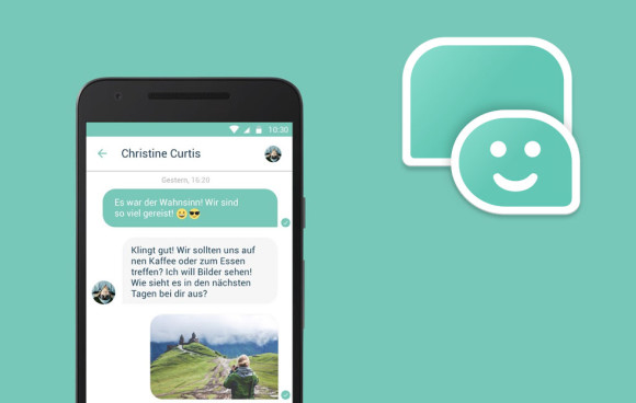 FreeMessage auf dem Smartphone 