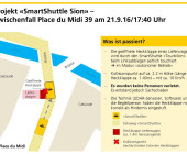 Postauto SmartShuttle-Testbetrieb in Sitten wieder aufgenommen