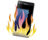 Galaxy Note 7 in Flammen