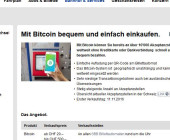 SBB testen Bitcoin-Kauf am Billetautomaten