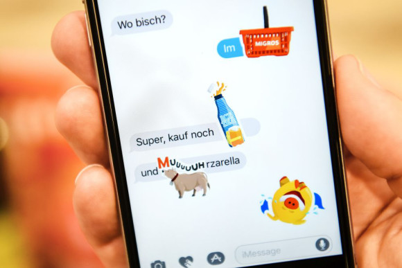 Erste Schweizer Migros Emojis für iMessages 