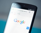 Google auf dem Smartphone