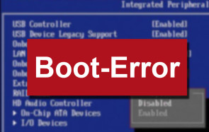 Boot-Error im BIOS 