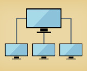 Computer-Netzwerk Icon