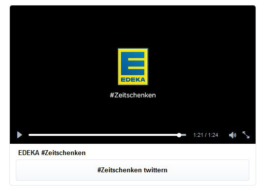 Edeka Weihnachtskampagne