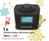 Am 13. Dezember die Kitvision Immerse 360 Action Camera gewinnen