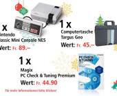 Am 16. Dezember die Nintendo Classic Min, Magix PC Check & Tuning 2017 und eine Notebookhülle gewinnen