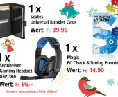 Am 17. Dezember ein Sennheiser Gaming Headset, eine Smartphonehülle und eine Magix PC Check & Tuning gewinnen