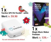 Am 21. Dezember Tractive GPS Pet Tracker und Magix Musik Maker Premium gewinnen