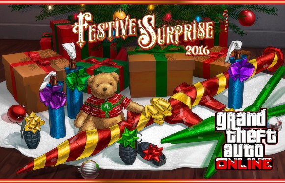 Die GTA Online Festive Surprise 2016  