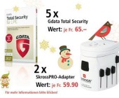 Am 24. Dezember Skross PRO-Reiseadapter und G DATA Total Security 2017 gewinnen