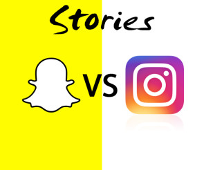 Snapchat Stories versus Instagram Stories 