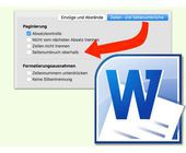 Neue Seiten vor Überschriften in Word