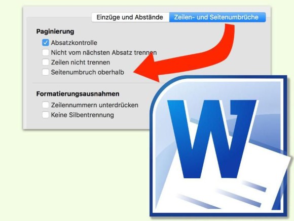 Neue Seiten vor Überschriften in Word 