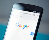 Google auf dem Smartphone