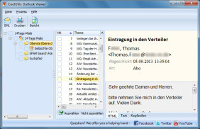 Coolutils Outlook Viewer