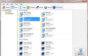 Wer seinen Computer über die Netzwerkkarte starten oder herunterfahren will, braucht auch die passende Software dazu. AquilaWOL bringt alle dafür nötigen Wake-On-LAN-Funktionen kostenlos mit. 