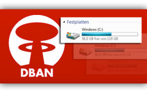 Wer Festplatten verkaufen will, sollte diese vorher gründlich löschen. Andernfalls können Folgebesitzer sensible Daten leicht wiederherstellen. Das System-Tool DBAN löscht unwiederbringlich. 