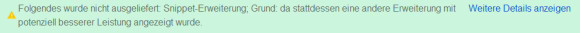 Snippet Erweiterung