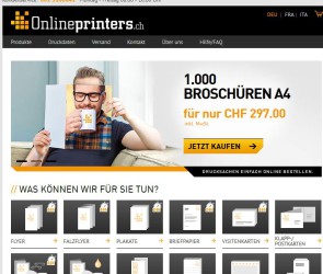 Onlineprinters begrüsst den 600'000. Kunden 