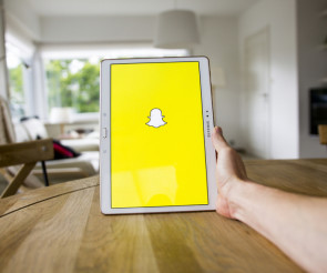 Snapchat Tablet Hand 