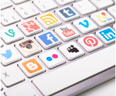 Tastatur Icons Social Networks