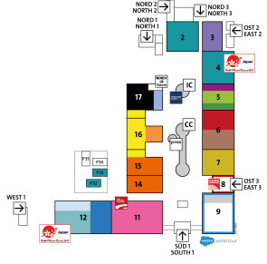 CeBIT-Hallenplan