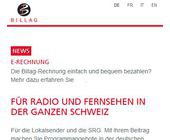 Radio- und TV-Abgaben werden künftig von der Serafe AG erhoben