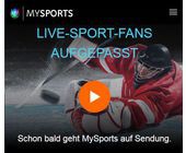 MySports bringt die erste Eishockey-Saison kostenlos nach Hause