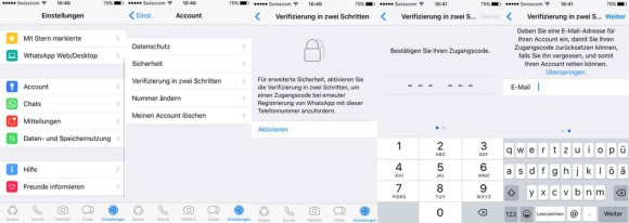 So geht die Zwei-Faktor-Authentifizierung bei WhatsApp 