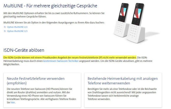 Wegen einer Swisscom-Fehlinformation entsorgen Tausende Kunden ihre ISDN-Telefone 