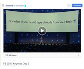 Facebook will Menschen direkt mit dem Gehirn tippen lassen