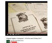 Alter 'Apple I' in Köln für 110 000 Euro versteigert