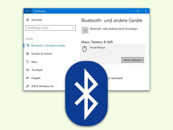 So unter Windows 10 Dateien per Bluetooth empfangen 