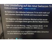 «Ihr Swisscom-TV-Abo ist nicht mehr auf dem neusten Stand der Technik»