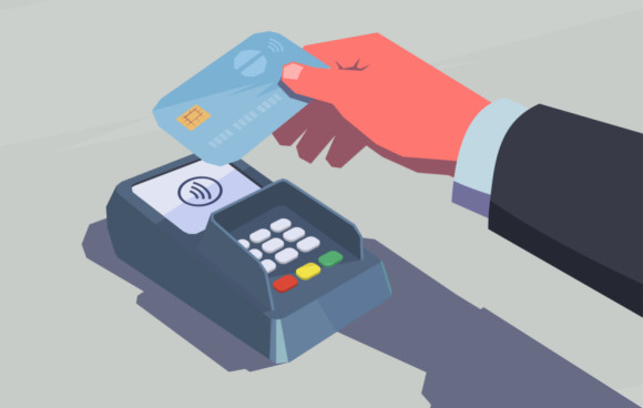Kontaktloses Bezahlen mit NFC-Chipkarten 