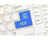 PDF auf Tastatur