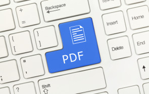 PDF auf Tastatur 