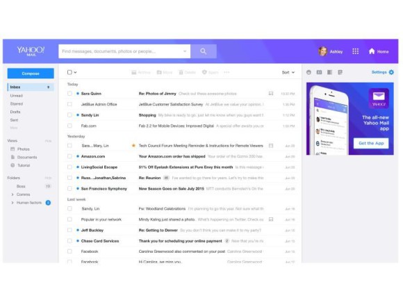 Yahoo poliert seinen E-Mail-Dienst auf 